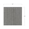 Mohawk Mohawk Basics 24 x 24 Carpet Tile with EnviroStrand PET Fiber in Iron 96 sq ft per carton EQ301-949 - alternate 3